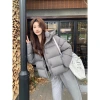 Shangchu 90 White duck Down Puff Down jacket for women 2025 New style hooded bread jacket thickened down jacket Pinghu Item Picture
